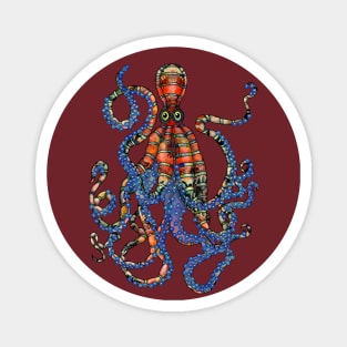 Wild Octopus Magnet